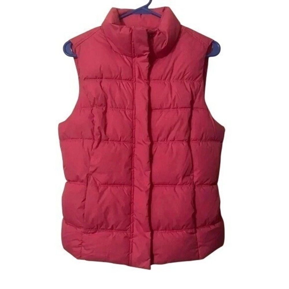 Gap Pink Puffer Vest Wonen's Size Medium